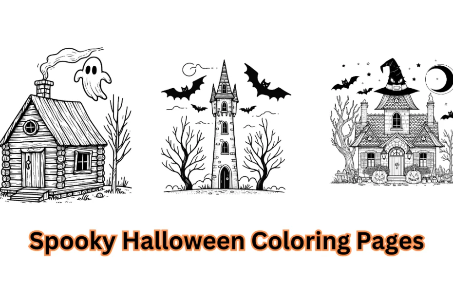 Spooky Halloween Coloring Pages