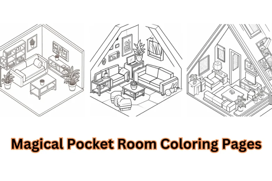 Magical Pocket Room Coloring Pages